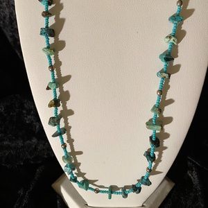 Simple Hand Crafted Turquoise Necklace